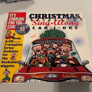 Christmas Sing-Along Car-ioke Holiday Book & CD - Red